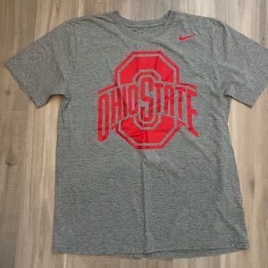 Nike men’s Ohio state short sleeve t shirt grey L large